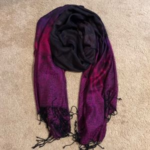 Pink, Purple Scarf/Wrap